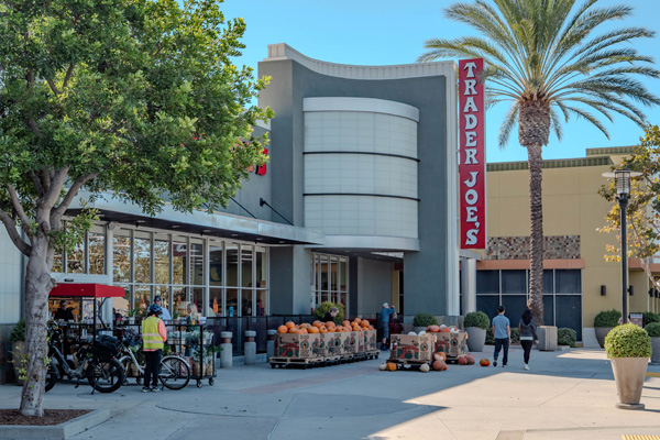 mercantileeast Exterior view of a Trader Joe's grocery store